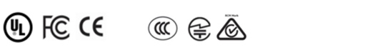 Icons for Regulatory certification / Compliance