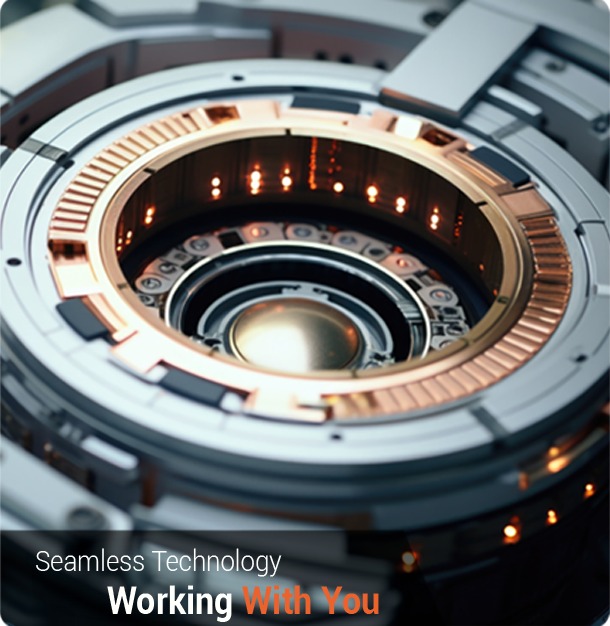 a circular device that showcases futuristic design