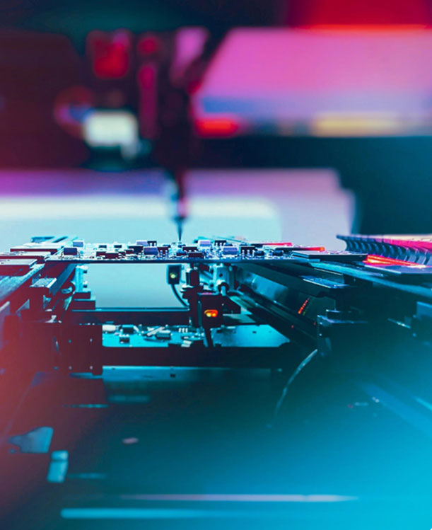 Blurred Circuit Board