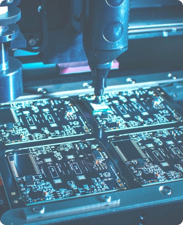 A IoT Chip being manufactured